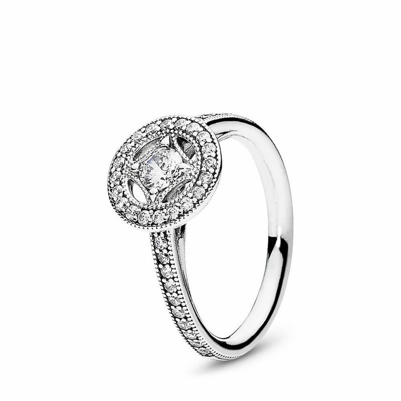 Pandora Australia Vintage Allure Promise Ring - Sterling Silver | JWFCXK237